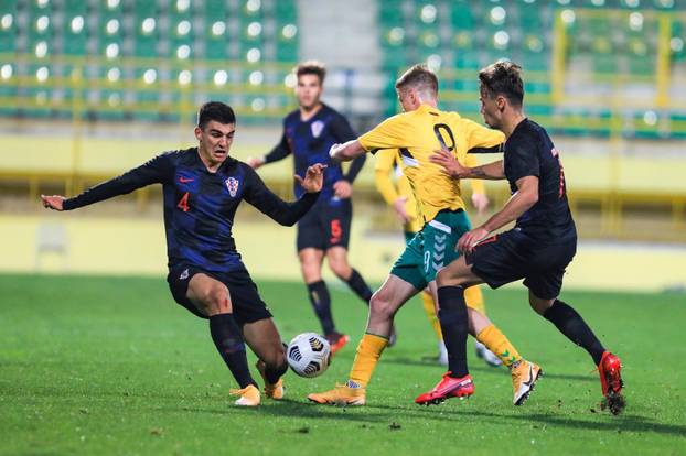 Pula: Kvalifikacijska utakmica za U21 Europsko prvenstvo, Hrvatska - Litva