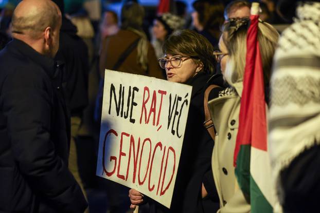 Zagreb: Marš solidarnosti s Palestinom