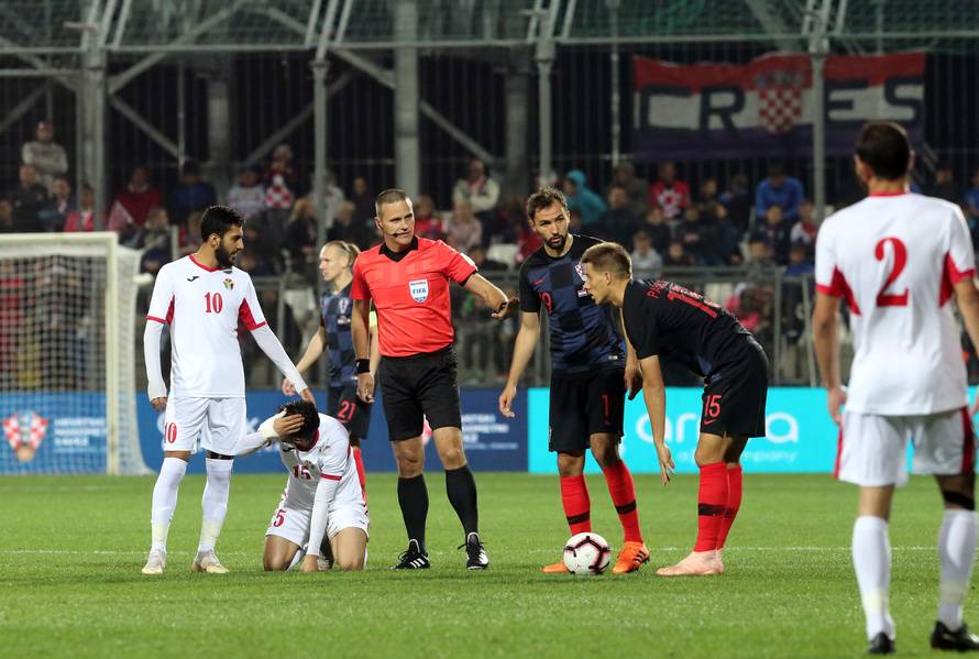 Rijeka: Susret Hrvatske i Jordana u prijateljskoj utakmici