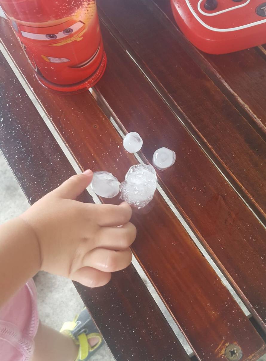 Počelo nevrijeme: U Mariji Bistrici tuča kao golf loptice