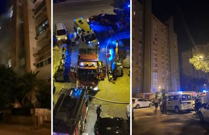 Buktinja u Splitu: Potpuno je izgorio stan, evakuirali stanare
