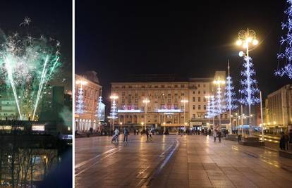 Doček Nove godine u Zagrebu prošao uz vatromet, ali bez uobičajenog slavlja na trgu