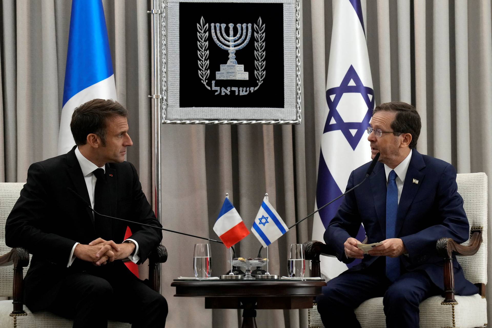 French President Emmanuel Macron visits Israel