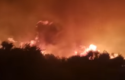 Vatrogasci objavili zastrašujuću snimku požara: 'Ovako je to izgledalo u rane jutarnje sate'