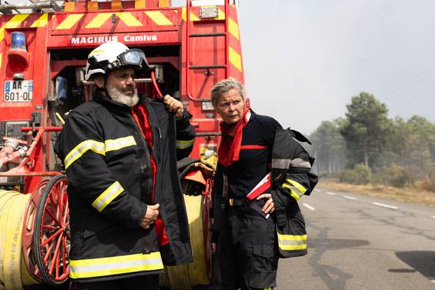 Wildfires rage in southern France