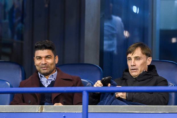 Svečana loža na Maksimiru tijekom susreta između Dinama i Milana u Ligi prvaka