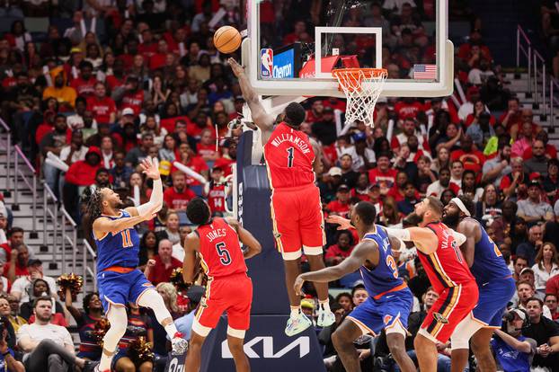 NBA: New York Knicks at New Orleans Pelicans