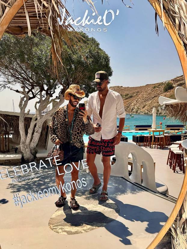 Odmor u stilu Marka Grubnića: Skupe torbice, leopard uzorci i vrela zabava na Mikonosu...