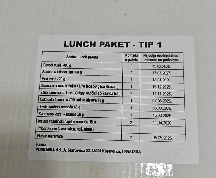 FOTO Policija za Thompsonov koncert dobila gablec: 'Da gulaš iz konzerve zagrijem na suncu?'