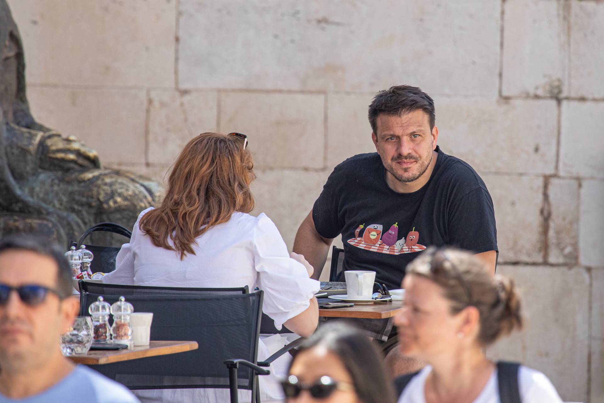 Mate Janković u Dubrovniku uživa s nepoznatom djevojkom
