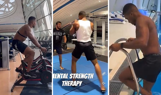 Snaga nesalomljivog prvaka: Anthony Joshua opet trenira