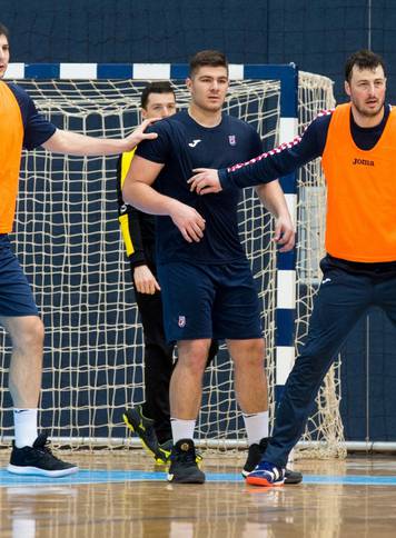 Osijek: Trening hrvatske rukometne reprezentacije