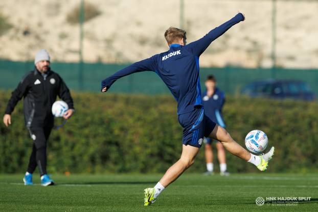 FOTO Hajdukovce u Španjolskoj dočekali idealni uvjeti. Gattuso s kapom 'dirigirao' igračima