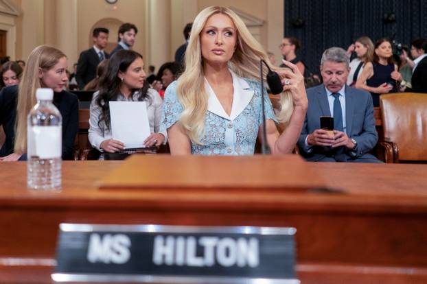Paris Hilton testifies before U.S. House Ways and Means Committee
