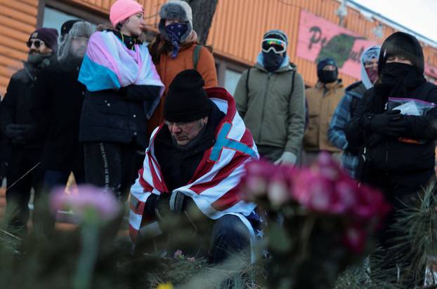 Protest against ICE after federal agents fatally shot a man while trying to detain him, in Minneapolis