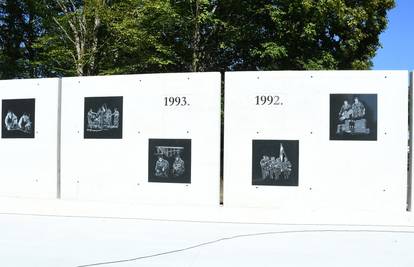 U Gornjem Viduševcu kod Gline svečano otkriven Zid pobjede