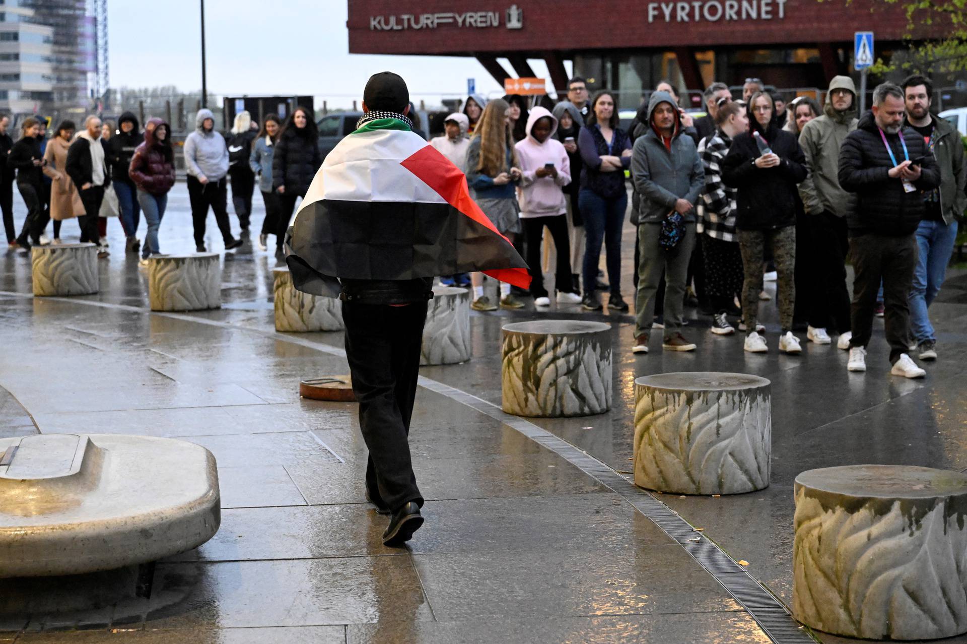 Rehearsal of the first semi-final of the 68th edition of the Eurovision Song Contest, in Malmo