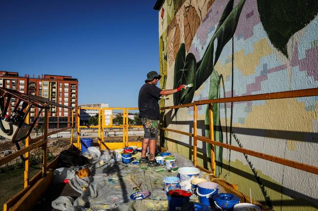 Mural festival, in Kosovo