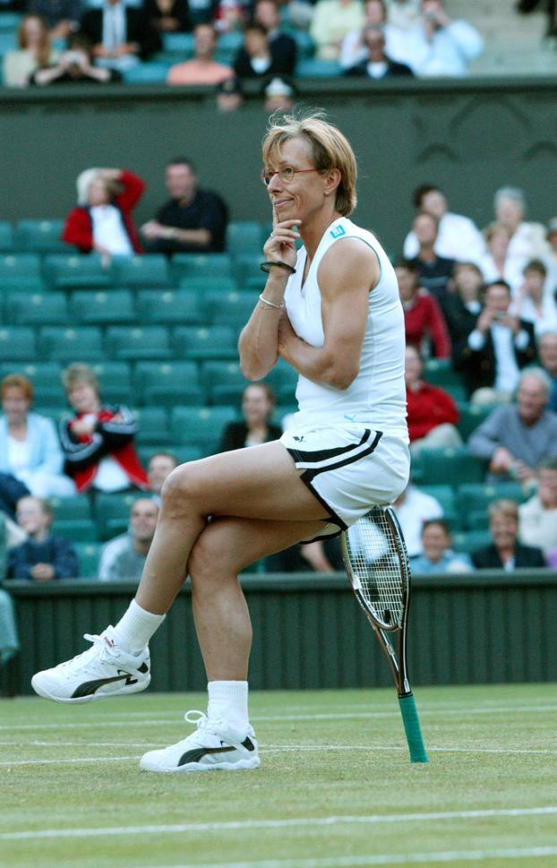 Wimbledon 2002 Martina Navratilova