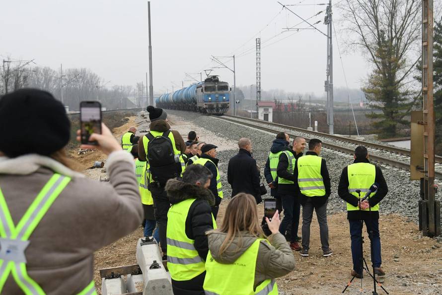Botovo: Puštanje u promet kolosijeka preko željezničkog mosta Drava
