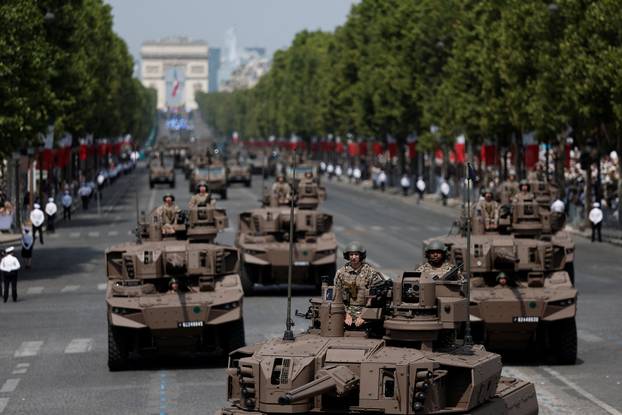 Annual Bastille Day celebrations in Paris