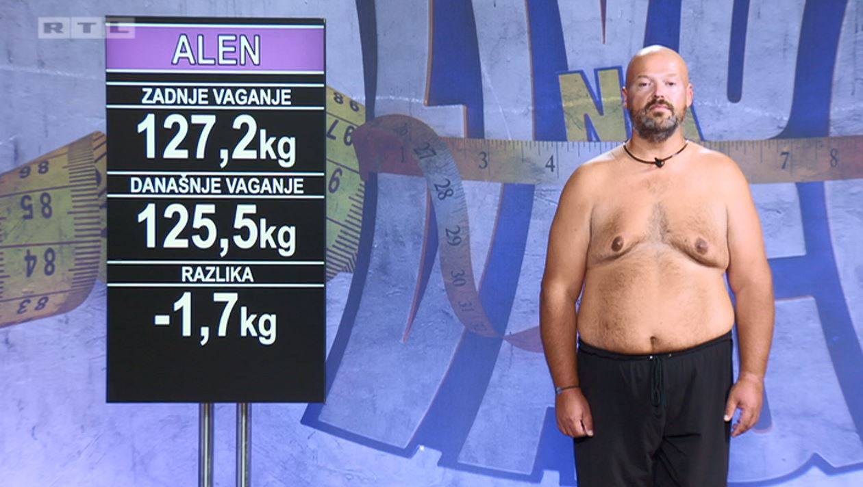 Najbolji rezultat svih sezona: Alen je izgubio 70 kilograma
