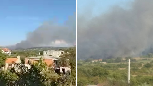 Požar na području Islama Grčkog: 'Vatrogasci su na terenu, stigla pomoć iz zraka'