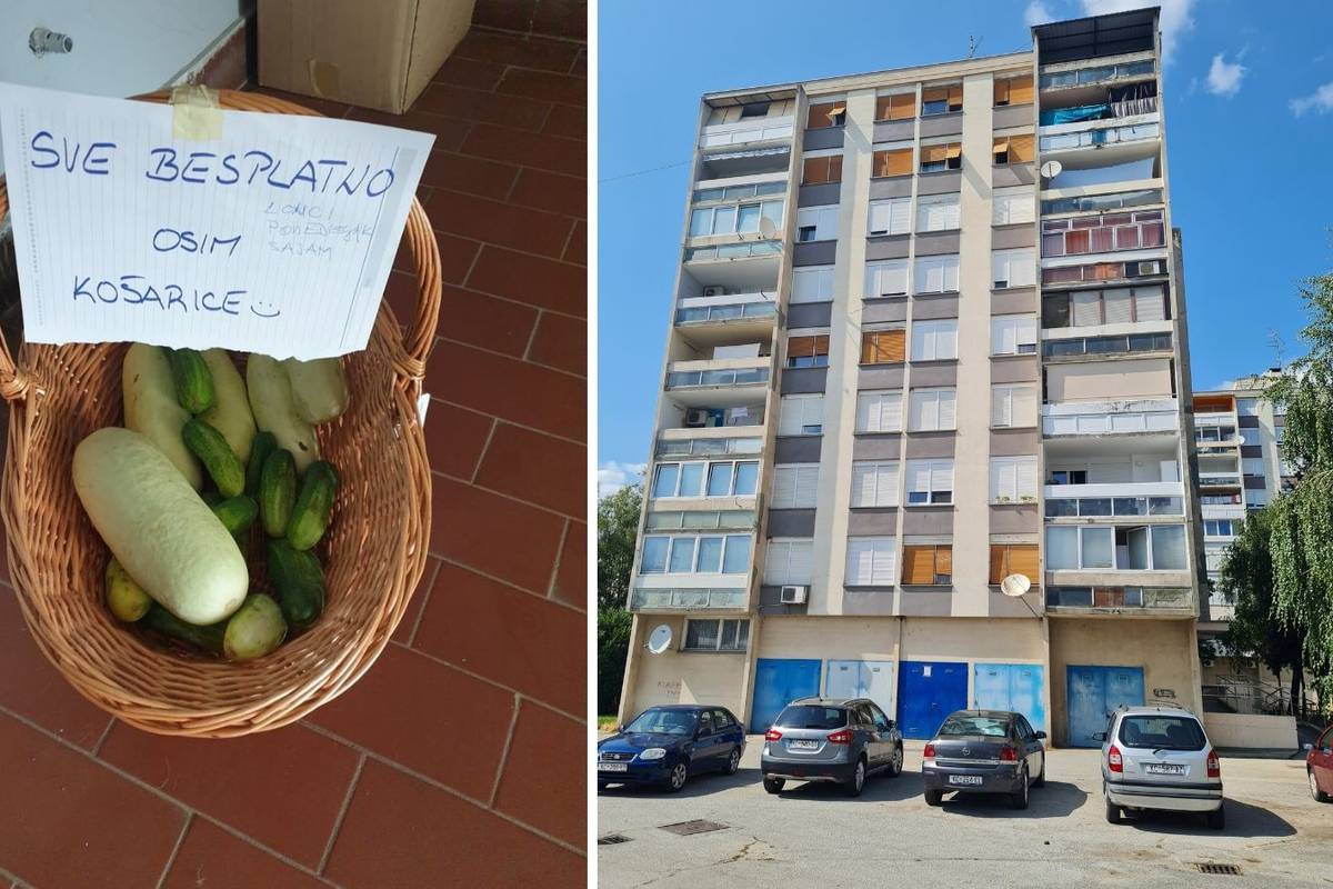 Misteriozni dobrotvor ostavlja stanarima zgrade u Koprivnici svježe povrće: 'Dirnuti smo'