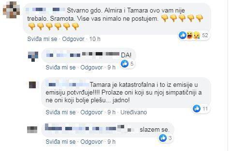 Gledatelji ljuti na žiri: 'Tamara, srami se, Grubnić je bio bolji...'