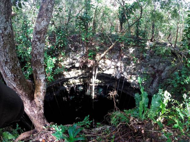 Ancient Maya canoe found during tourist train construction in Mexico