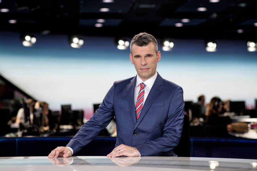 Zagreb: Marija Miholjek i Petar Pereža, voditelji Dnevnika Nove TV