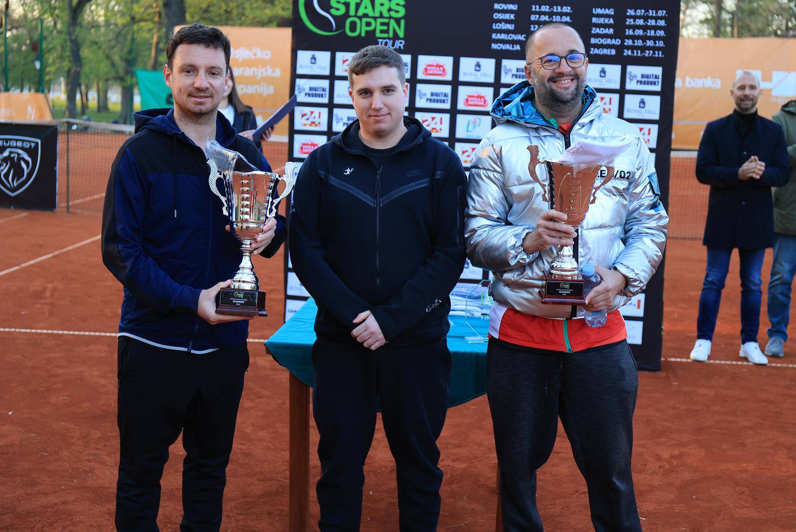 U Osijeku je održan teniski turnir rekreativaca Stars Open Tour