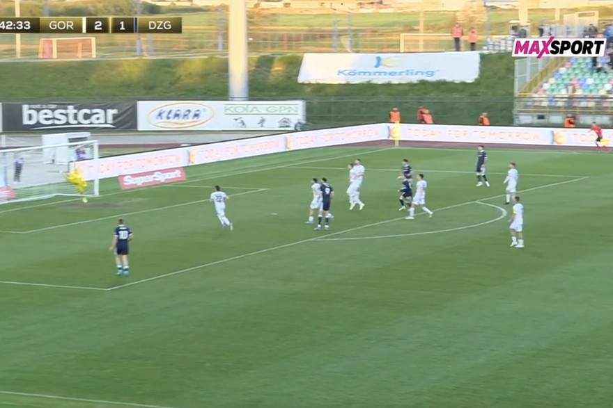 Golovi na utakmici Gorica - Dinamo