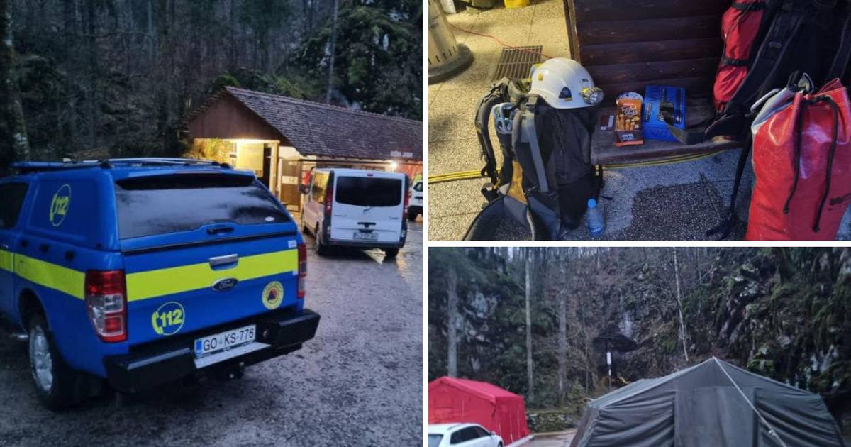 Five individuals stuck in a Slovenian cave for over a day, rescue efforts delayed by rising water levels: ‘We anticipate the water level to recede in 4 hours before we can reach them’