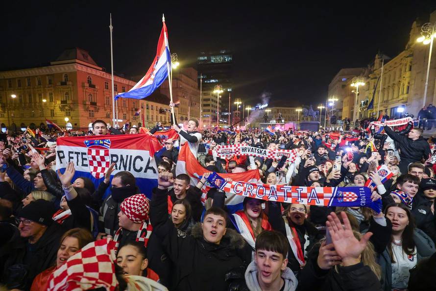 Zagreb: Svečani doček rukometnih reprezentativaca nakon osvojene bronce na Europskom prvenstvu