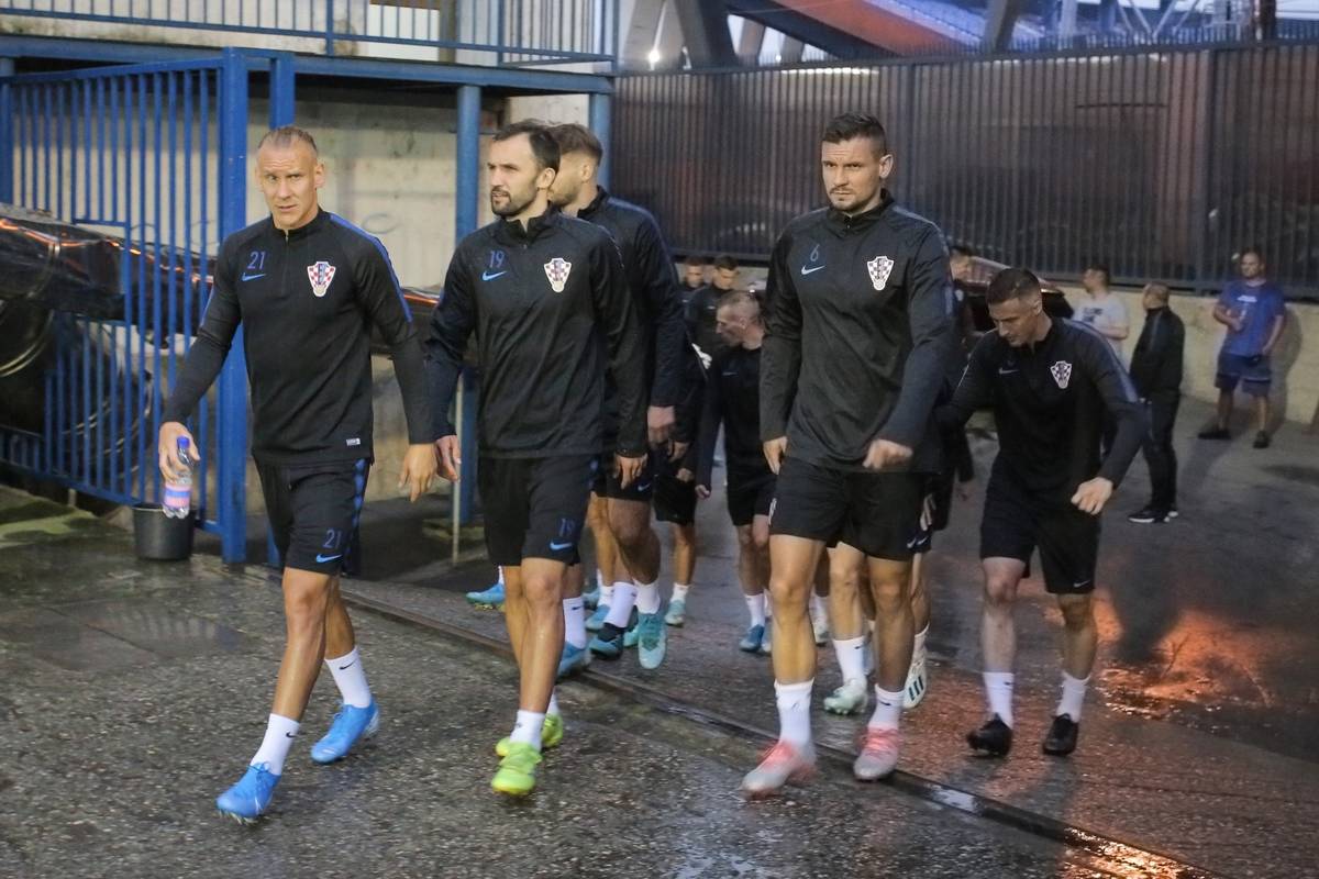 Vida se žalio na ozljedu pa je trenirao s bandažom na gležnju