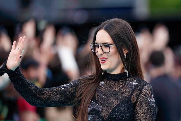 Eurovision Song Contest's 'Turquoise Carpet' event in Vienna