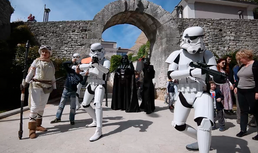 Veliko okupljanje: Darth Vader i 'stormtrooperi' okupirali Pulu