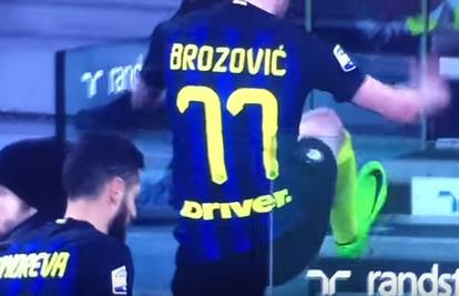 Pogledajte kako je Brozović sam sebi slomio prst na nozi?!