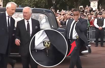 VIDEO Ovo je kraljev bodyguard i nitko ne zna što mu je to oko pojasa: 'Ma to je zlatni pištolj'