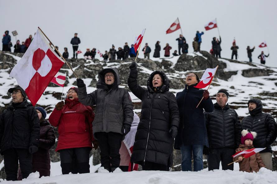 Protesters rally in Greenland against Trump annexation threat