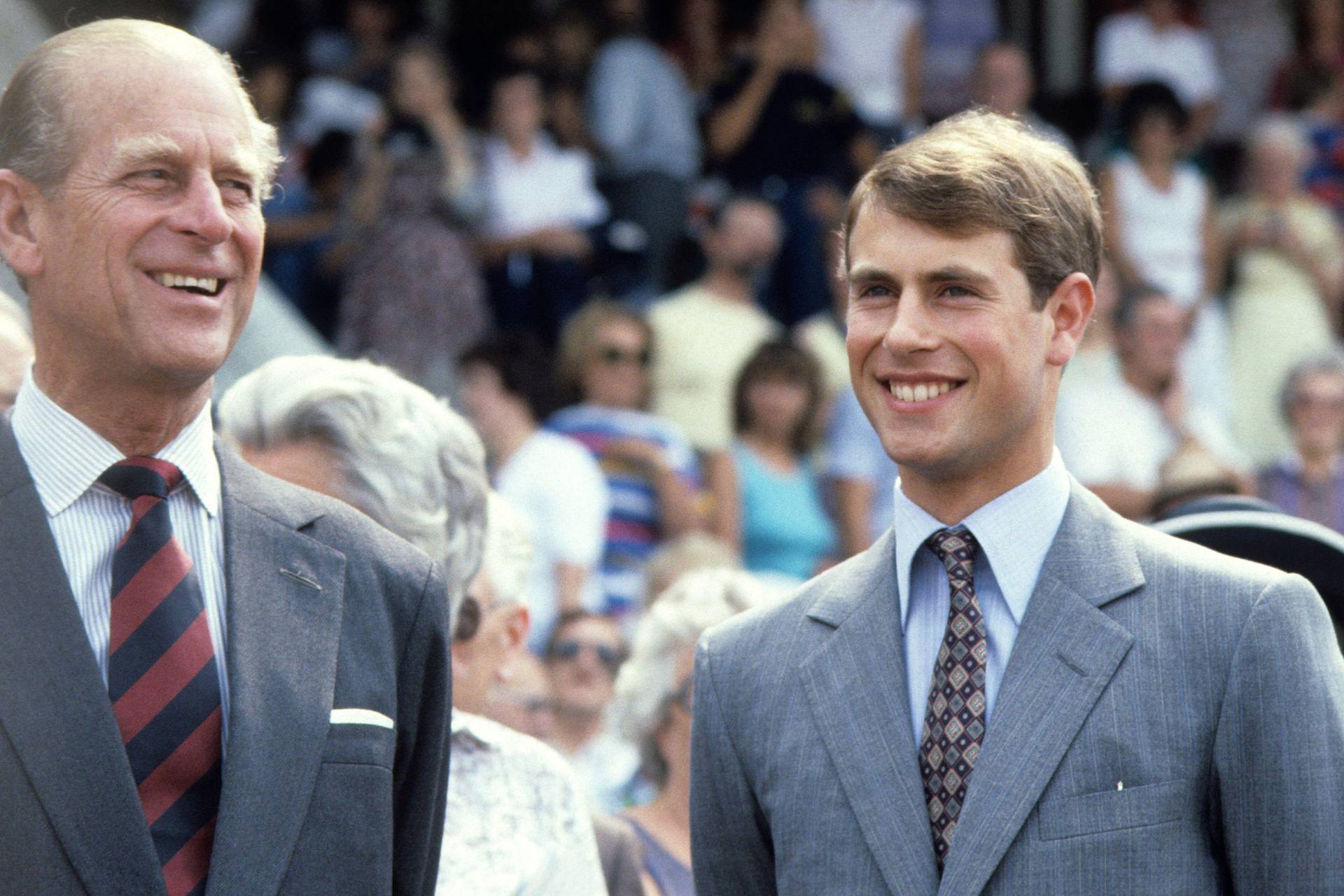 Fille photo dated 22/7/1984 of the Duke of Edinburgh and Prince Edward at Royal Ascot. Issue date: Thursday September 8, 2022.