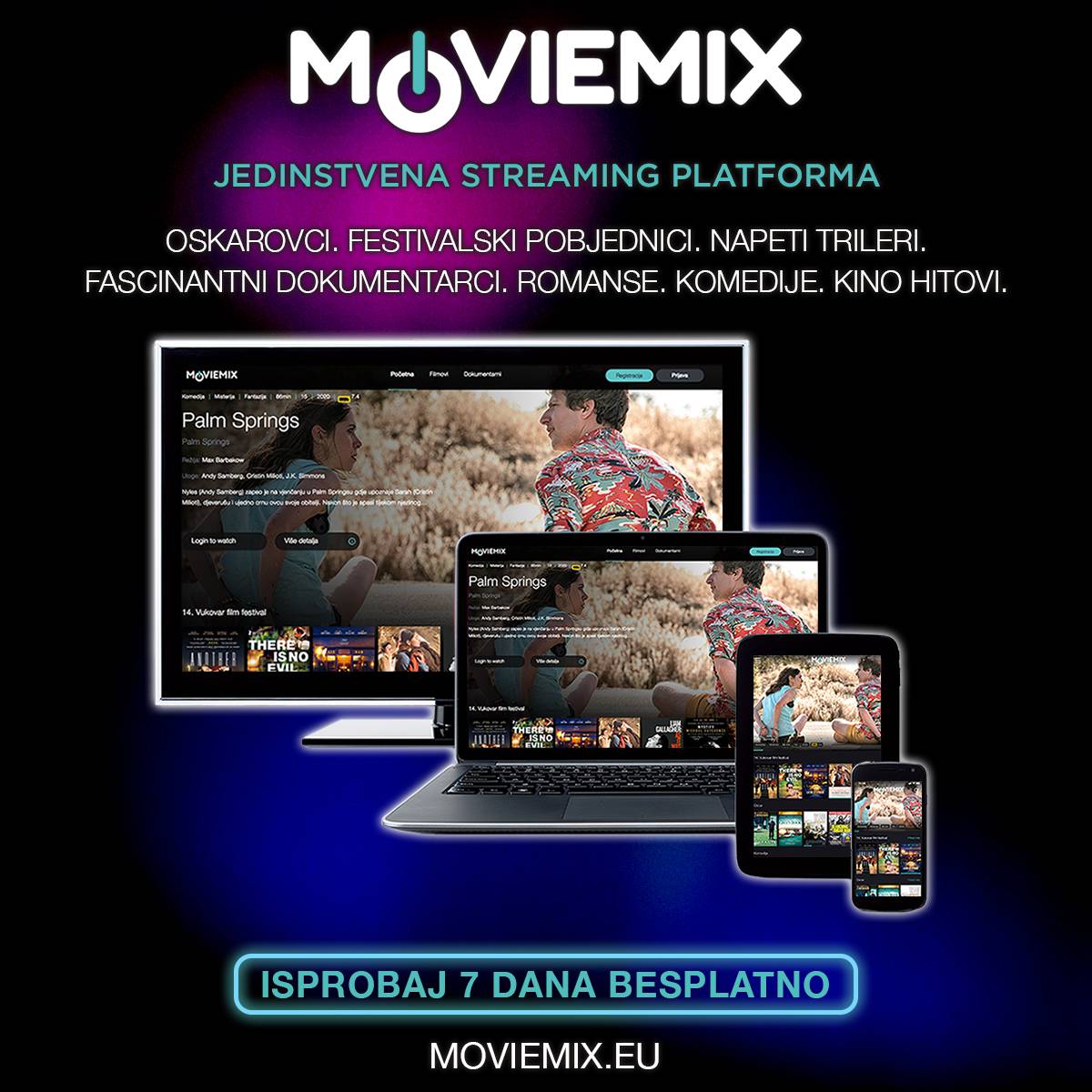 Moviemix - Potpuno drugačija filmska platforma!