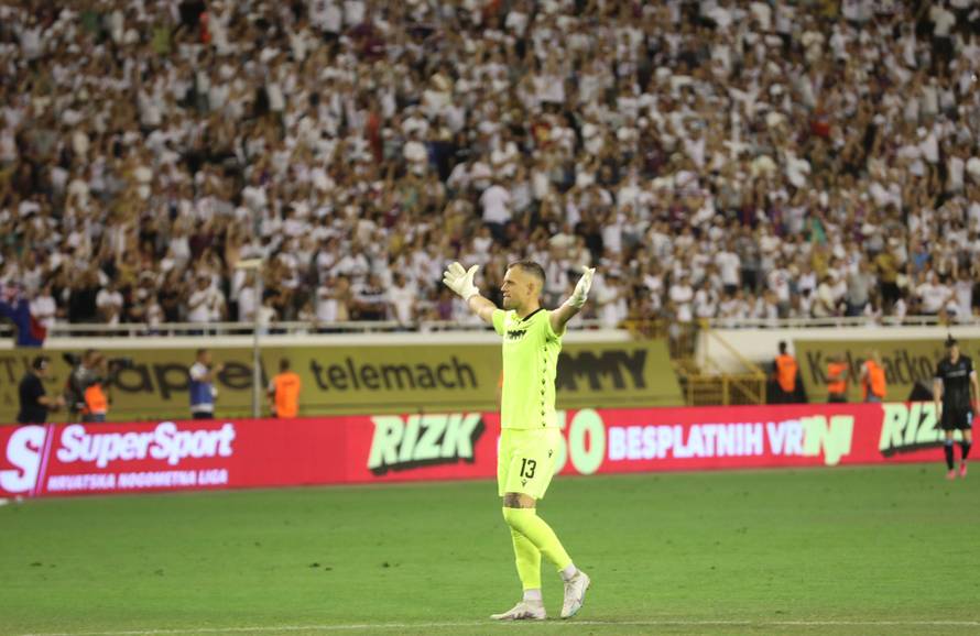 Split: Utakmica 2. kola SuperSport HNL-a između HNK Hajduk i HNK Rijeka