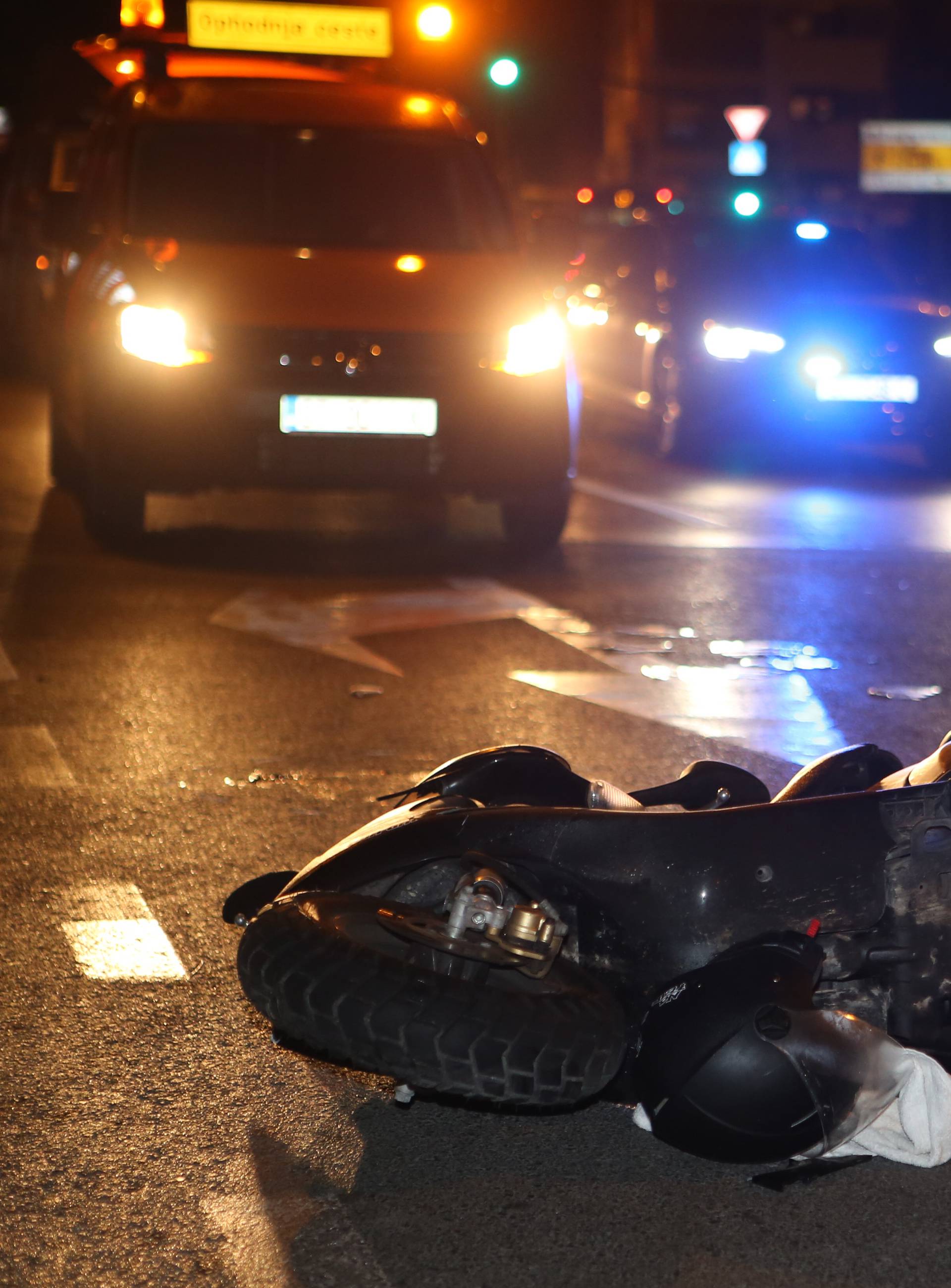 Sudar dva motocikla u Splitu, čovjek je krvav ležao na cesti