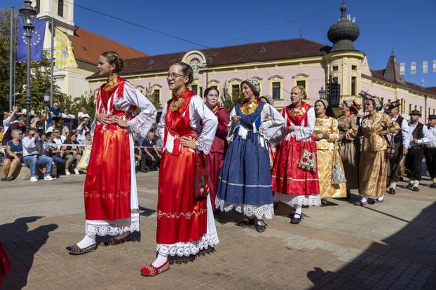 Vinkovci: Svečani mimohod sudionika 60. Vinkovačkih jeseni