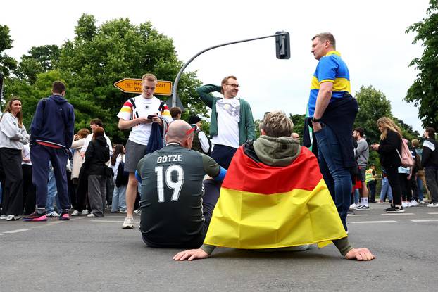 Euro 2024 - Fans in Berlin gather at a fan zone to watch Germany v Scotland
