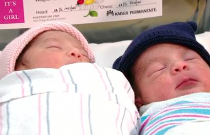 Neobični blizanci: Rođeni s 3 minute razlike, ali u 2 godine