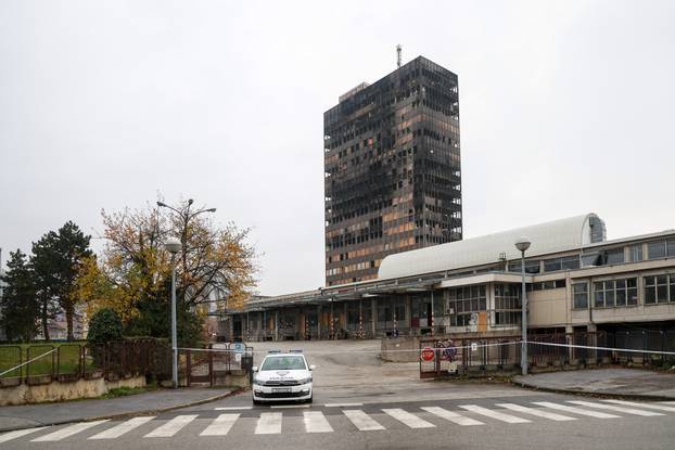 Zagreb: Vjesnikov neboder dva dana nakon požara, policijska istraga u tijeku