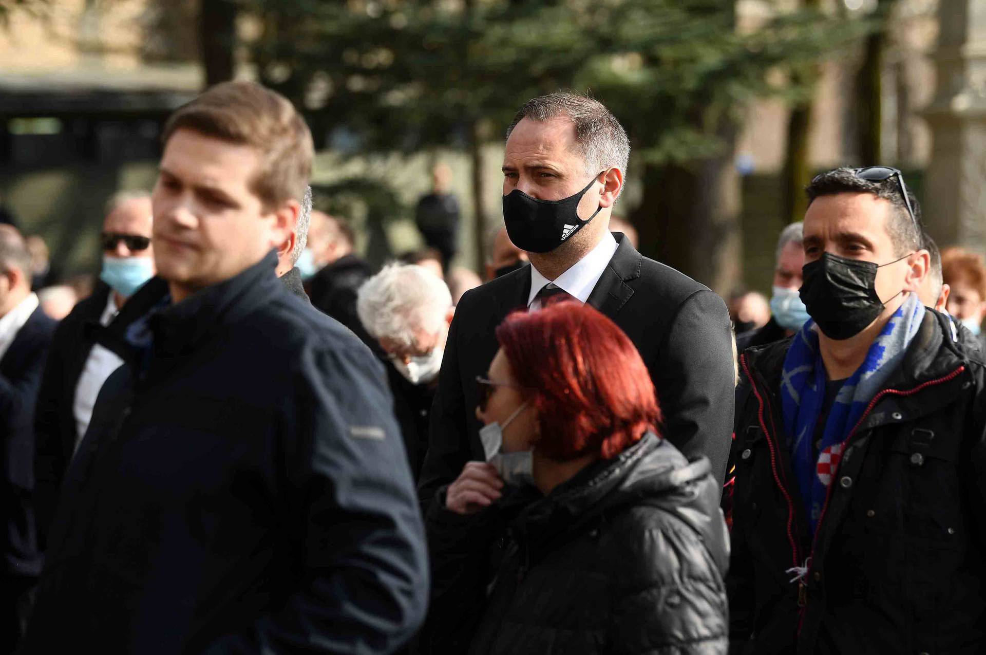 Sprovod velikana hrvatskog nogometa Zlatka Kranjčara na zagrebačkom groblju Mirogoj